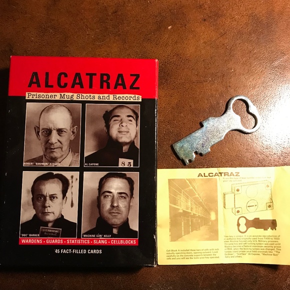 Alcatraz Prisoner mug shots & key - Picture 1 of 7